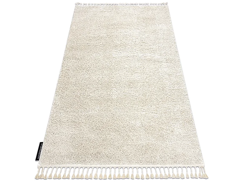 Tappeto BERBER 9000 crema Frange berbero marocchino shaggy 200x290 cm