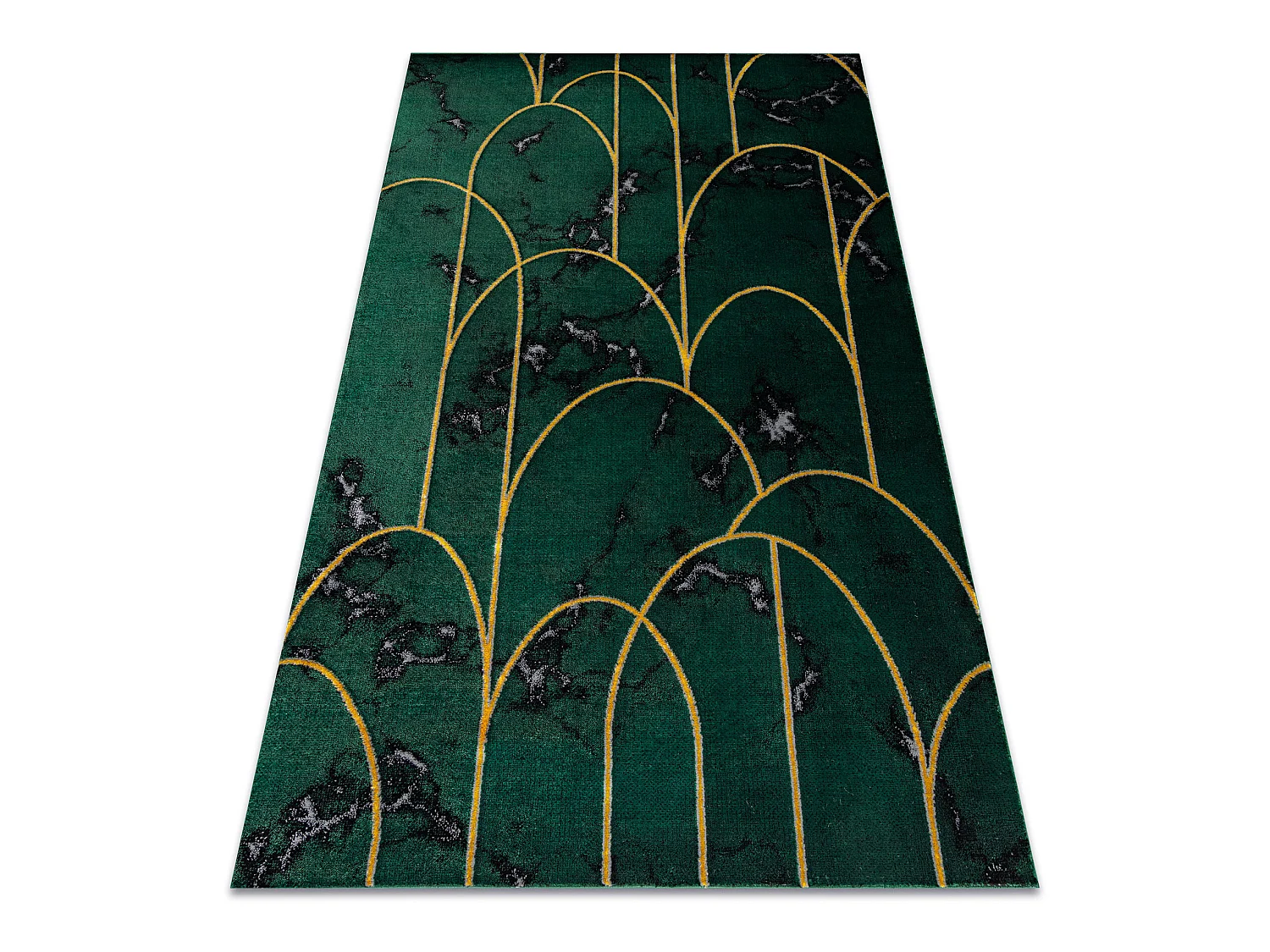 Tapis EMERALD exclusif 1016 glamour, élégant art deco, marbre boutei 80x150 cm