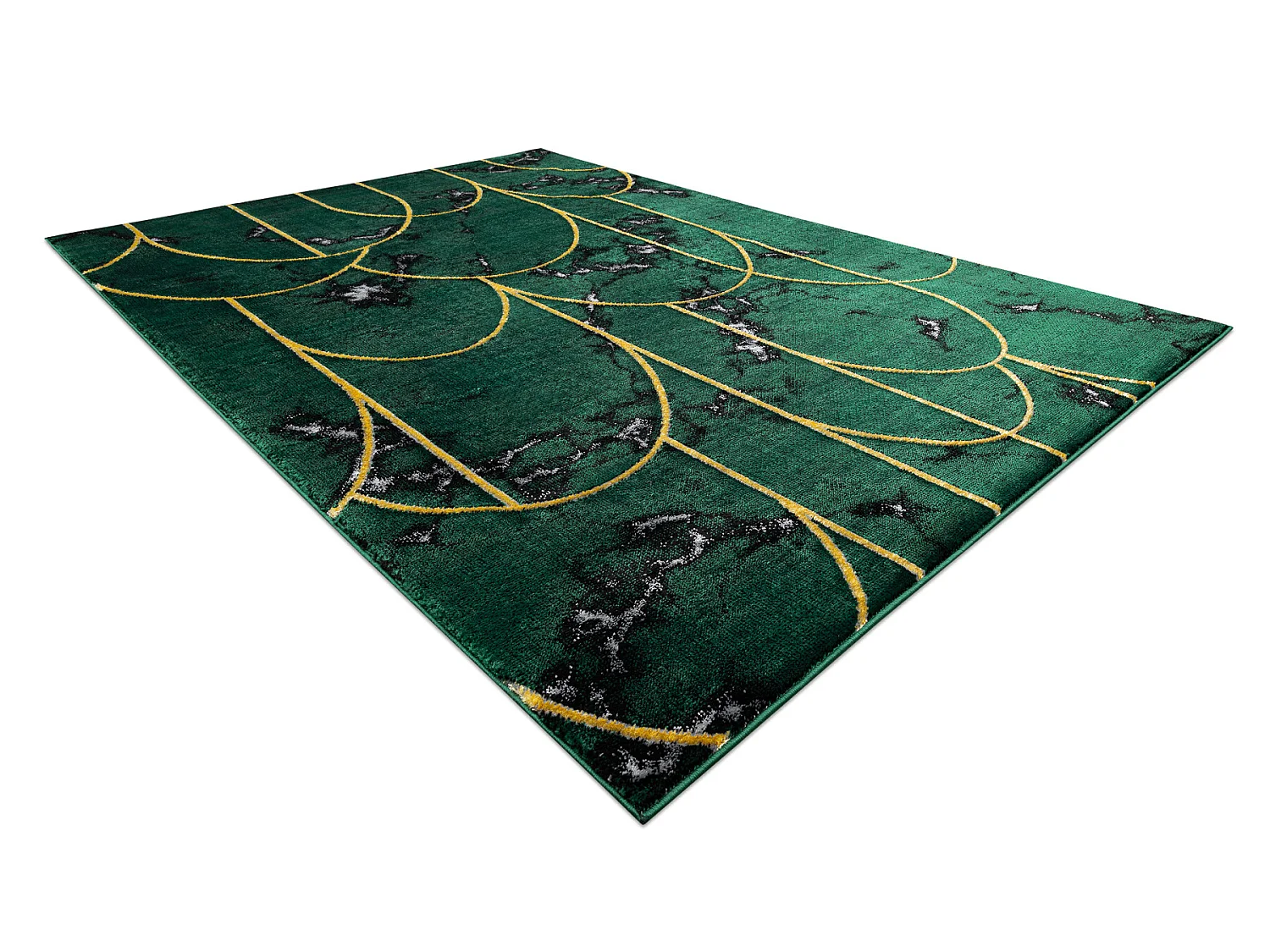 Tapis EMERALD exclusif 1016 glamour, élégant art deco, marbre boutei 80x150 cm