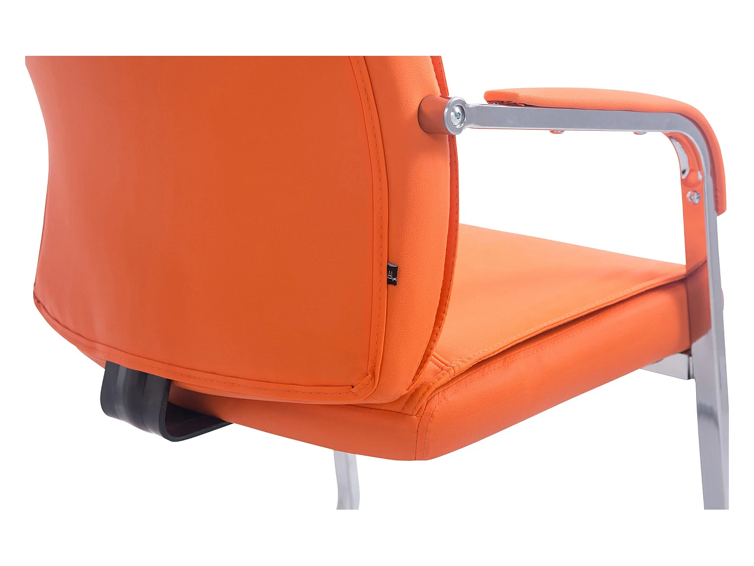 chaises oscillantes - Similicuir & Blanc - Orange - XL Anubis