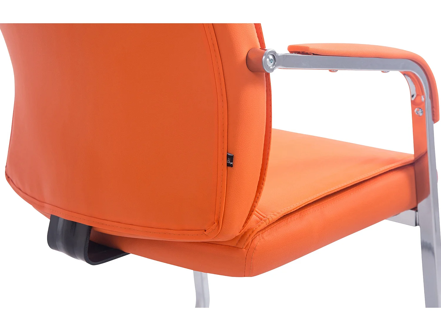 chaises oscillantes - Similicuir & Blanc - Orange - XL Anubis