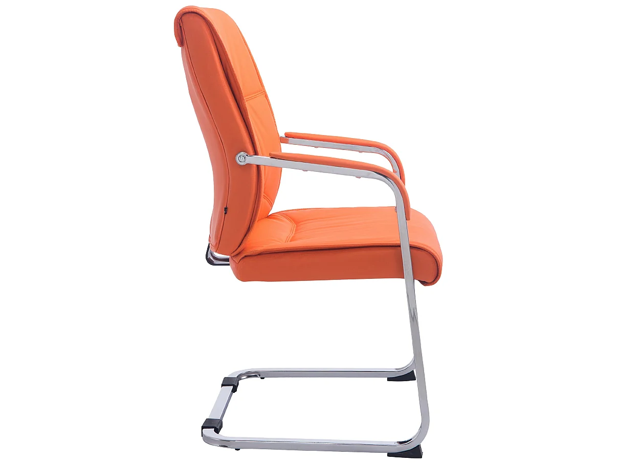 chaises oscillantes - Similicuir & Antique clair - Orange - XL Anubis