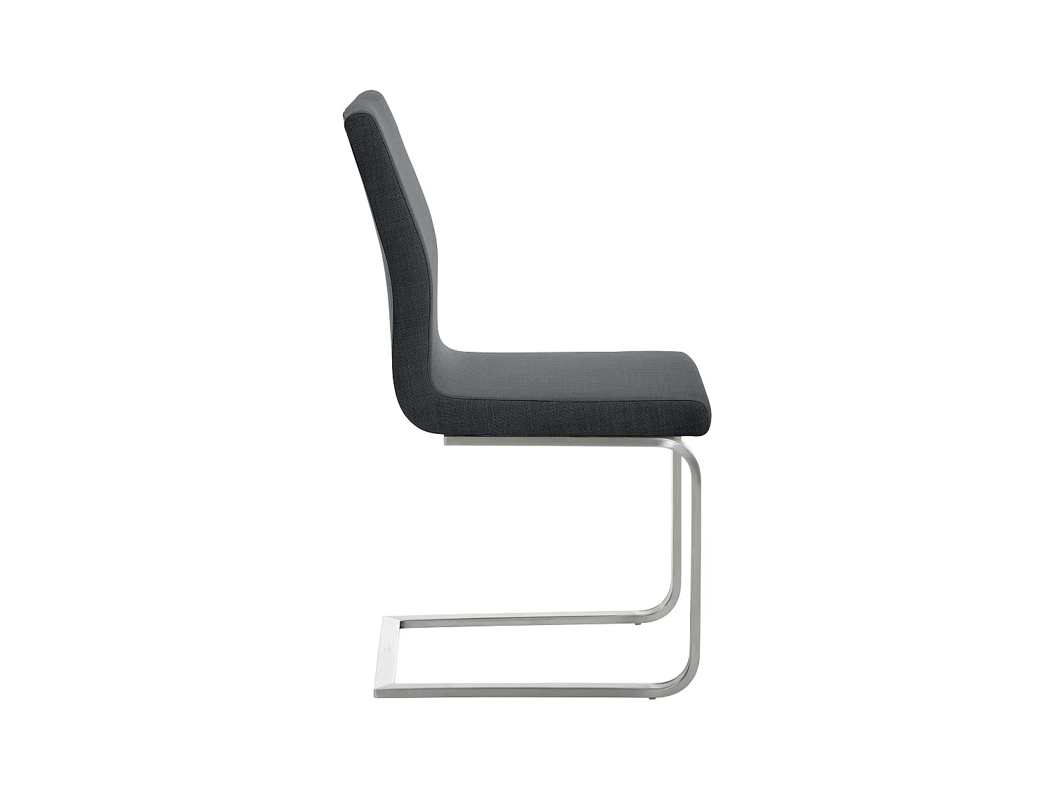 chaises oscillantes - Tissu & Acier inoxydable - Gris foncé - Belfort
