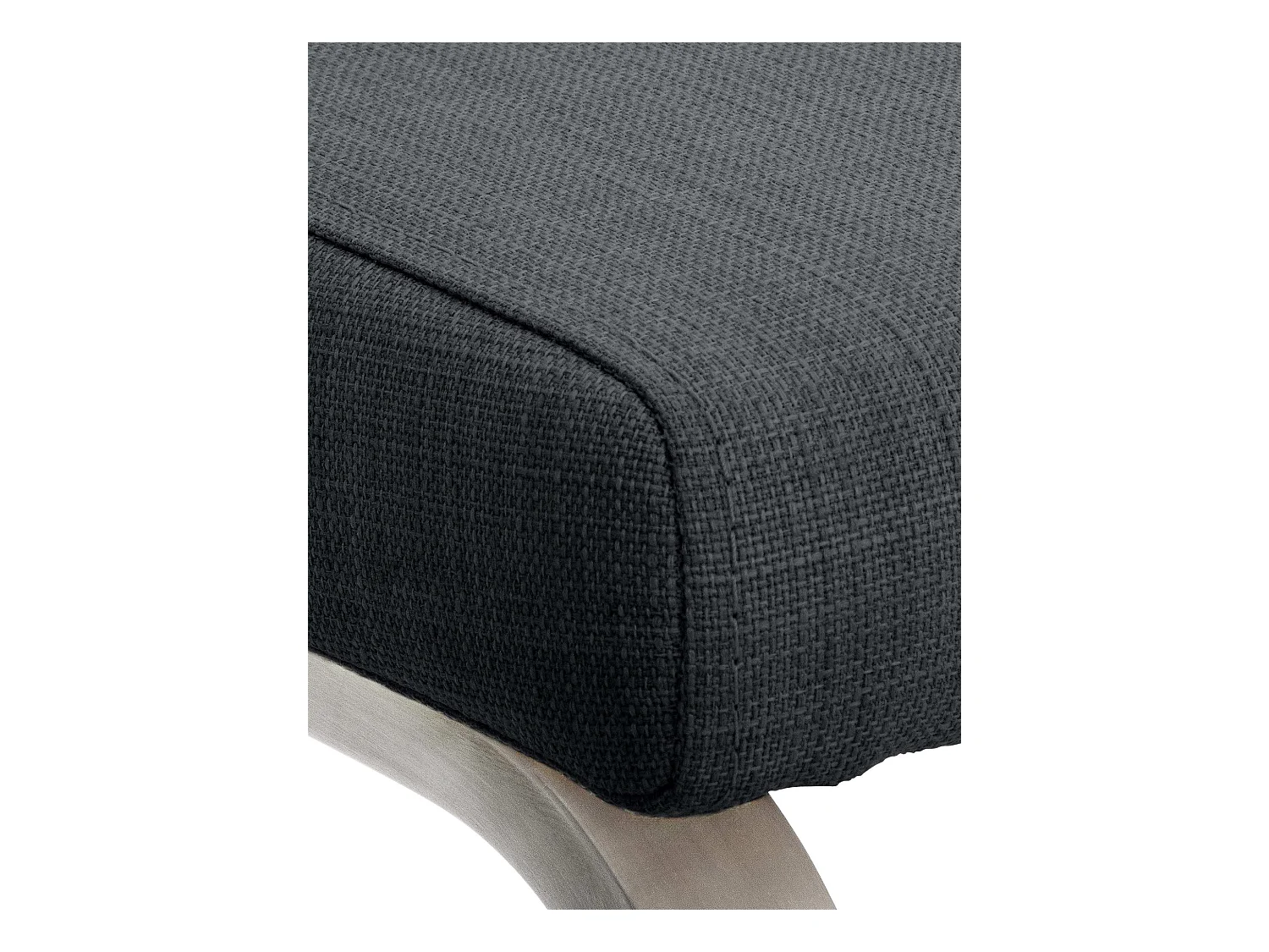 chaises oscillantes - Tissu & Acier inoxydable - Gris foncé - Belfort
