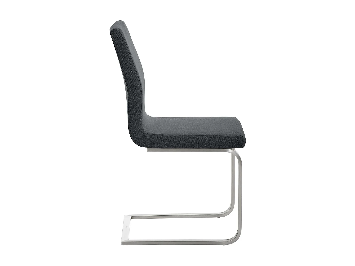 chaises oscillantes - Tissu & Acier inoxydable - Gris foncé - Belfort