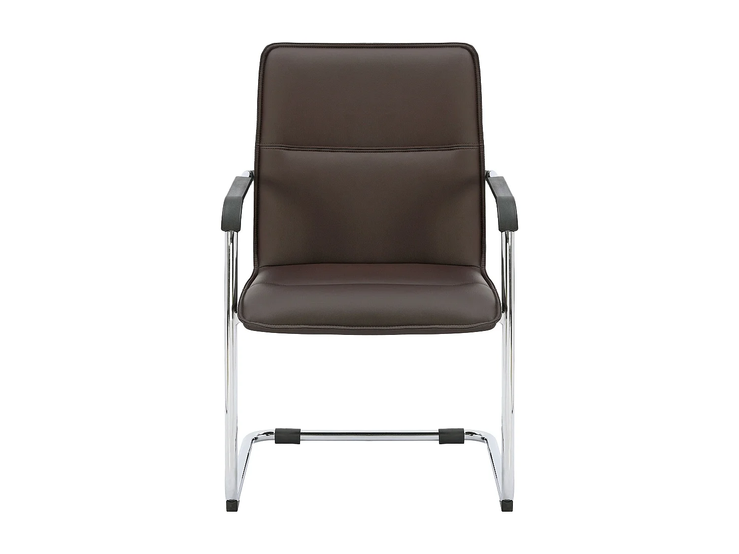 Lot de 2  chaises oscillantes - Similicuir & Nature - Marron - Seattle