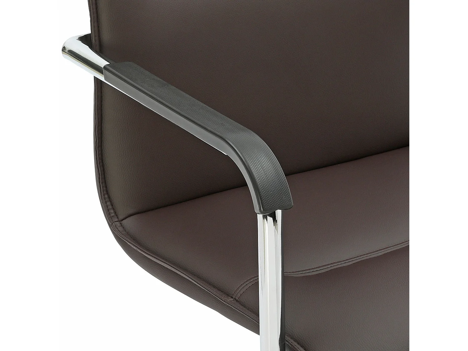 Lot de 2  chaises oscillantes - Similicuir & Nature - Marron - Seattle