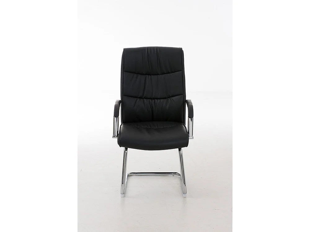 chaises oscillantes - Similicuir & Acier inoxydable - Noir - Caro
