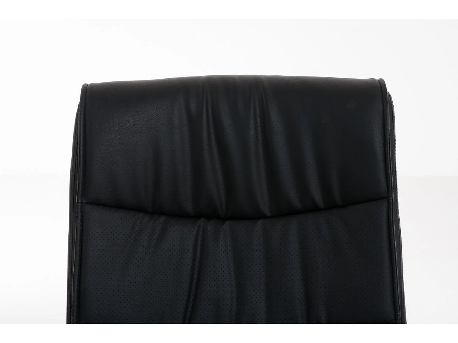 chaises oscillantes - Similicuir & Acier inoxydable - Noir - Caro