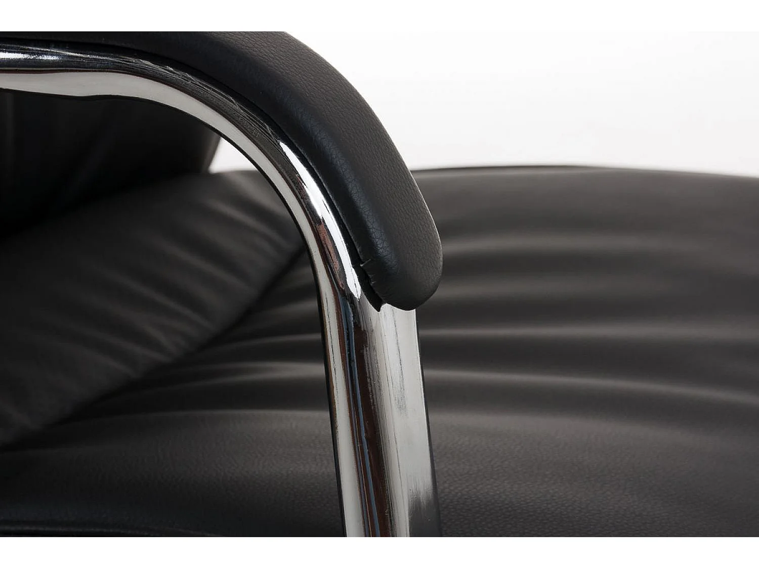 chaises oscillantes - Similicuir & Acier inoxydable - Noir - Caro