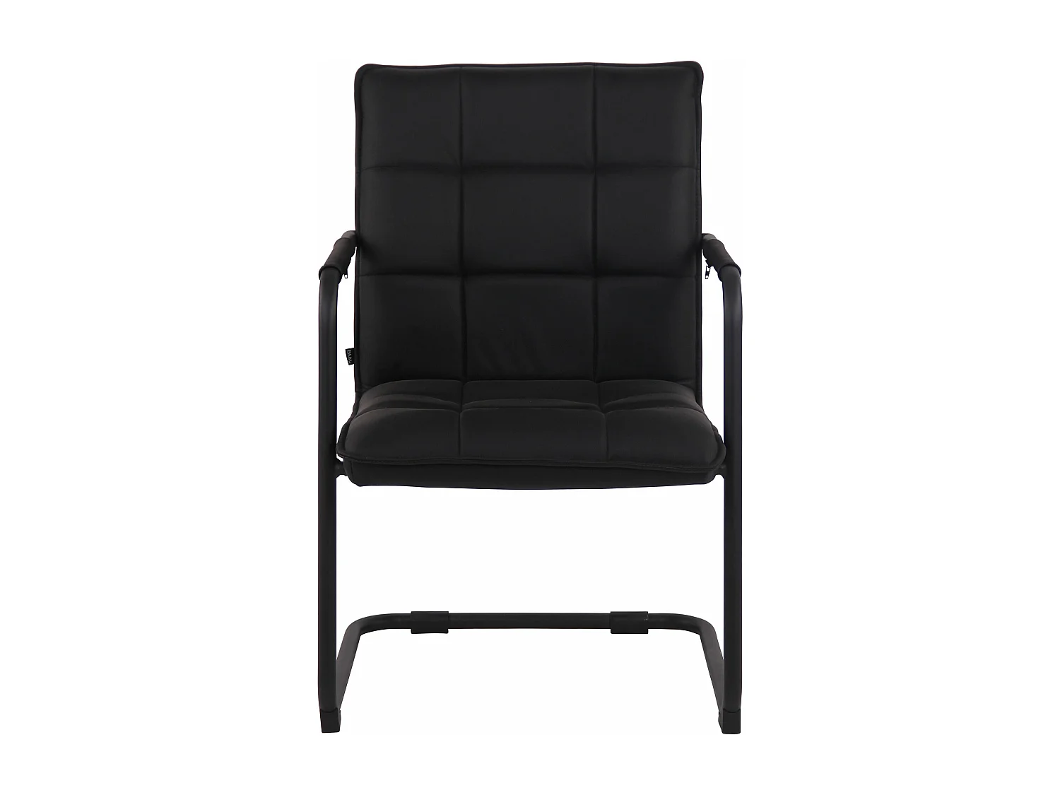 chaises oscillantes - Véritable cuir & Noir - Noir - Gandia