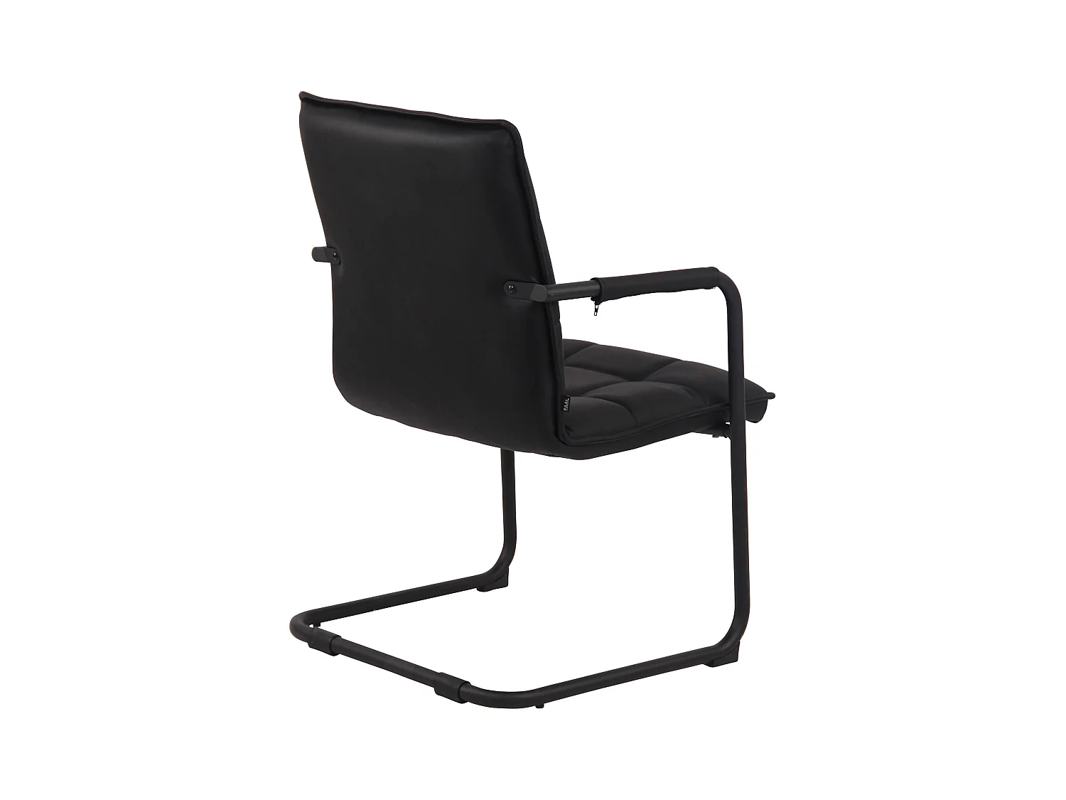chaises oscillantes - Véritable cuir & Noir - Noir - Gandia