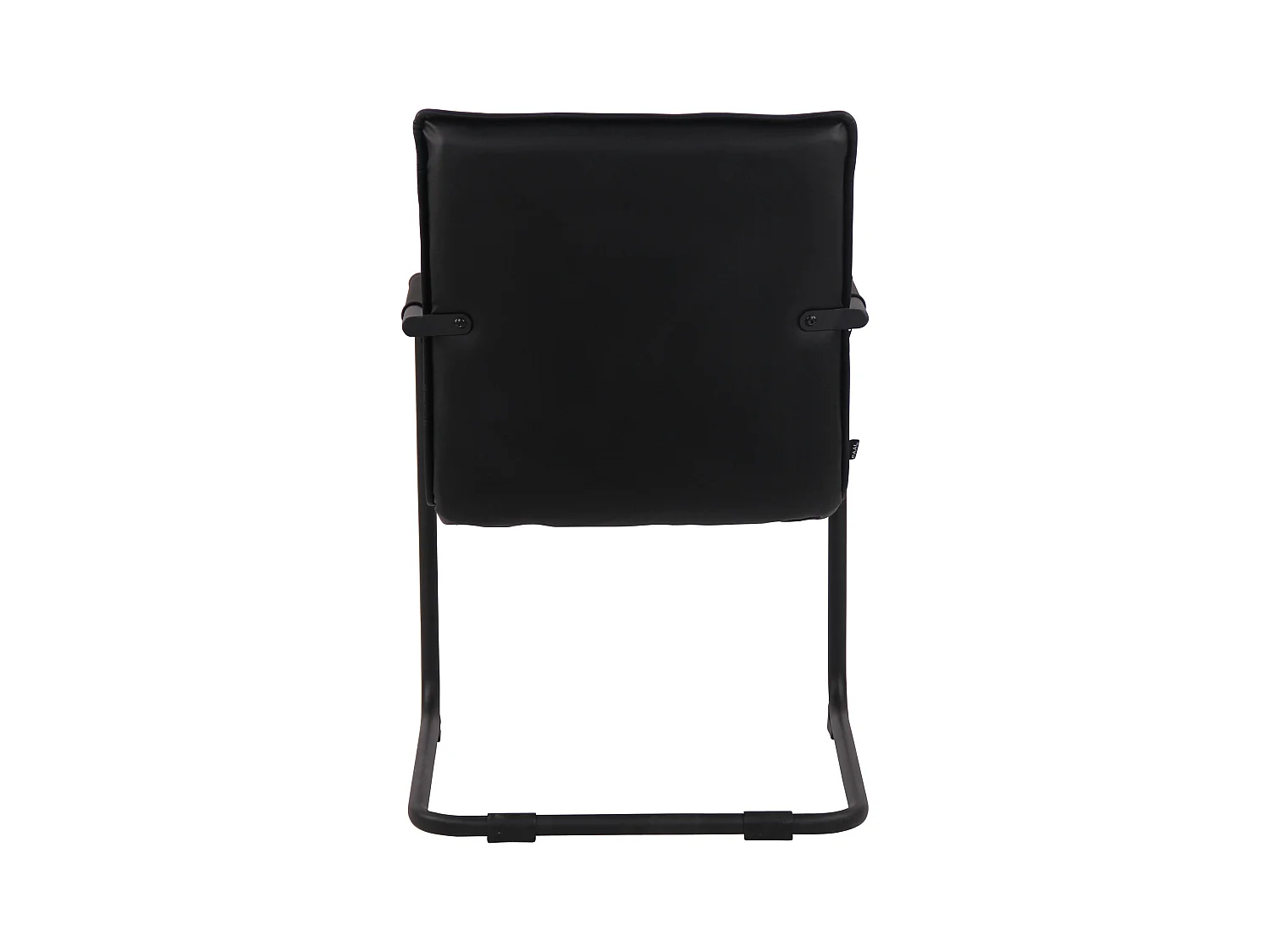 chaises oscillantes - Véritable cuir & Noir - Noir - Gandia