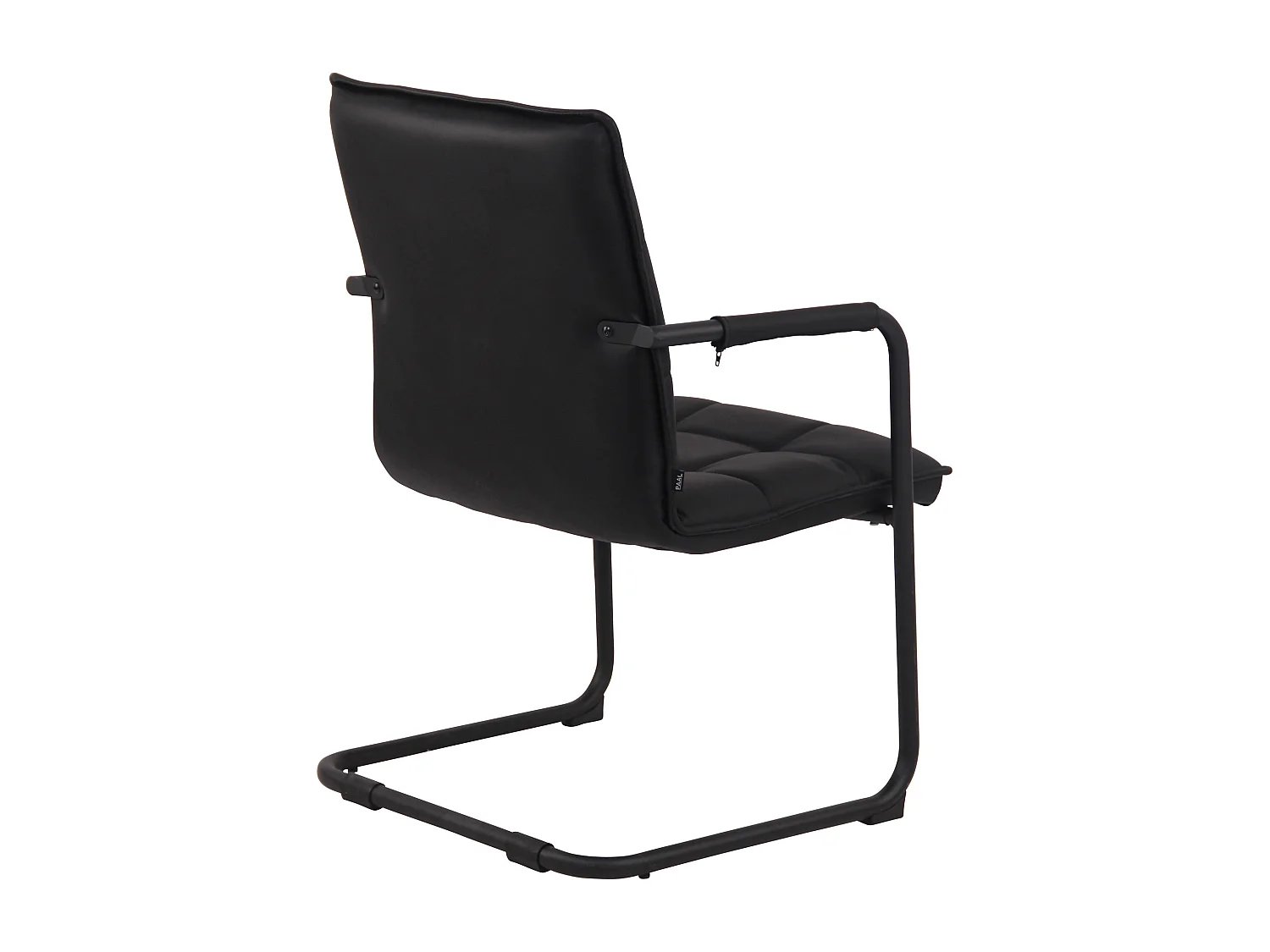 chaises oscillantes - Véritable cuir & Noir - Noir - Gandia