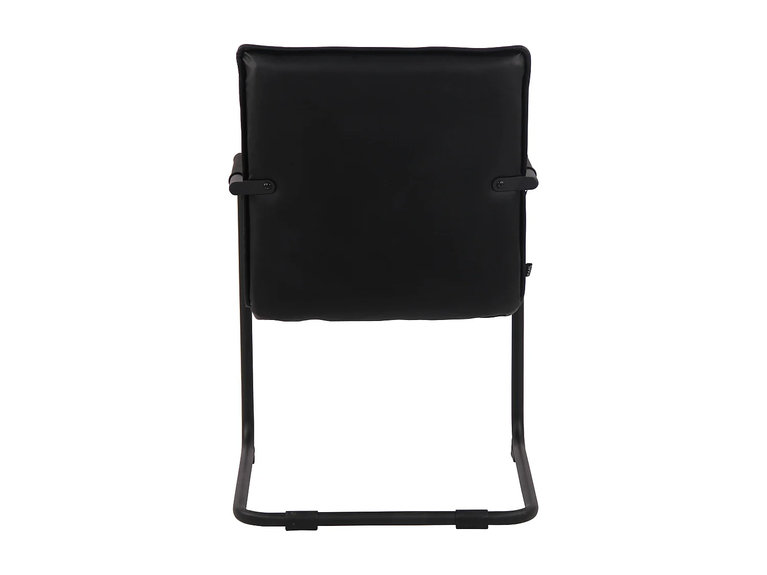 chaises oscillantes - Véritable cuir & Noir - Noir - Gandia