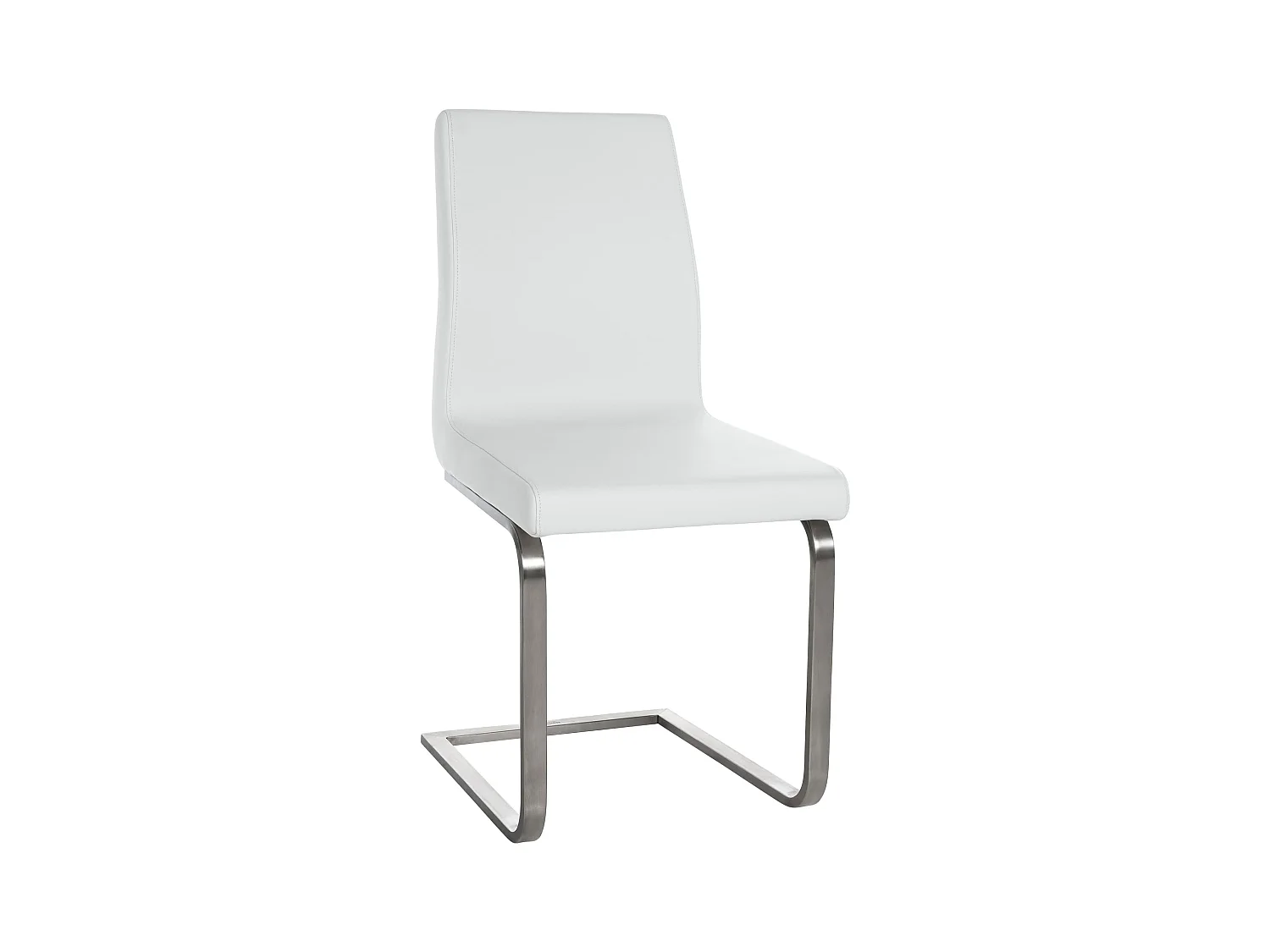 chaises oscillantes - Similicuir - Blanc - Belfort