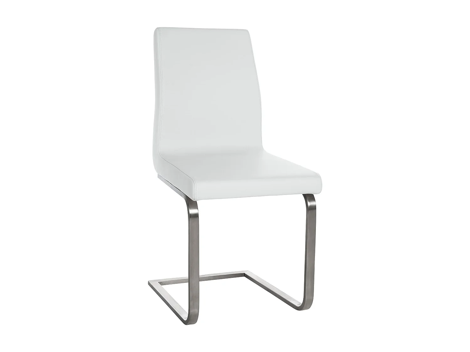 chaises oscillantes - Similicuir - Blanc - Belfort