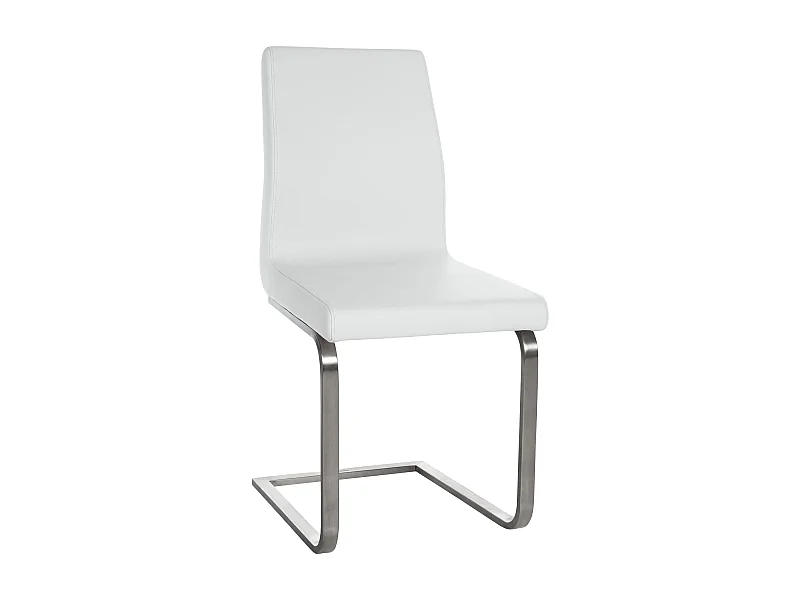 chaises oscillantes - Similicuir - Blanc - Belfort