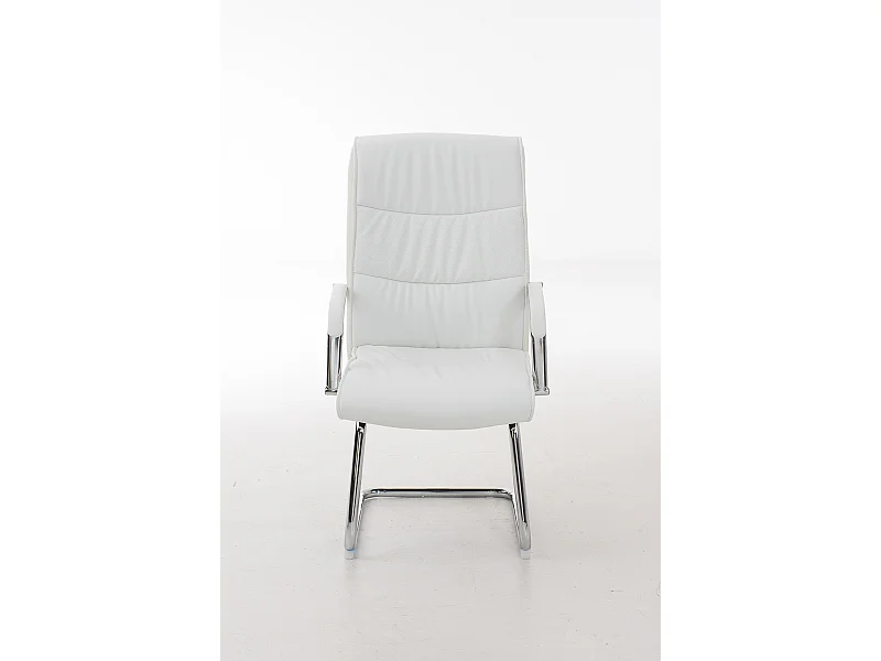 schommelstoelen - Kunstleer & donkerbruin - wit - Caro