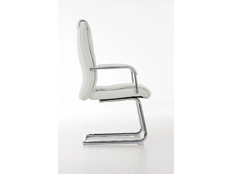 schommelstoelen - Kunstleer & donkerbruin - wit - Caro