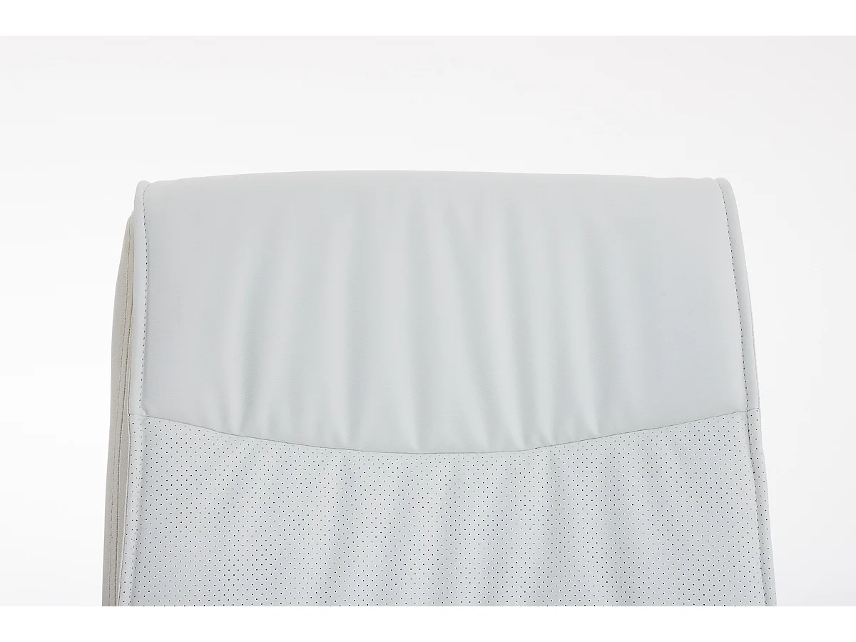 schommelstoelen - Kunstleer & donkerbruin - wit - Caro