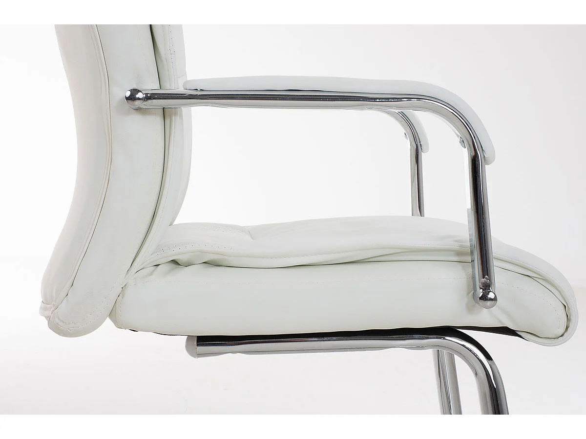 schommelstoelen - Kunstleer & donkerbruin - wit - Caro