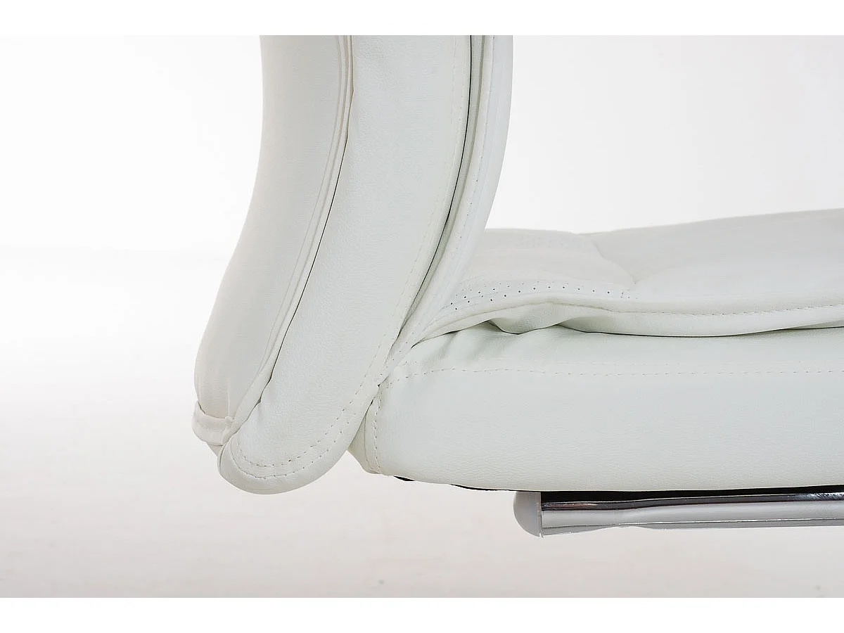 schommelstoelen - Kunstleer & donkerbruin - wit - Caro