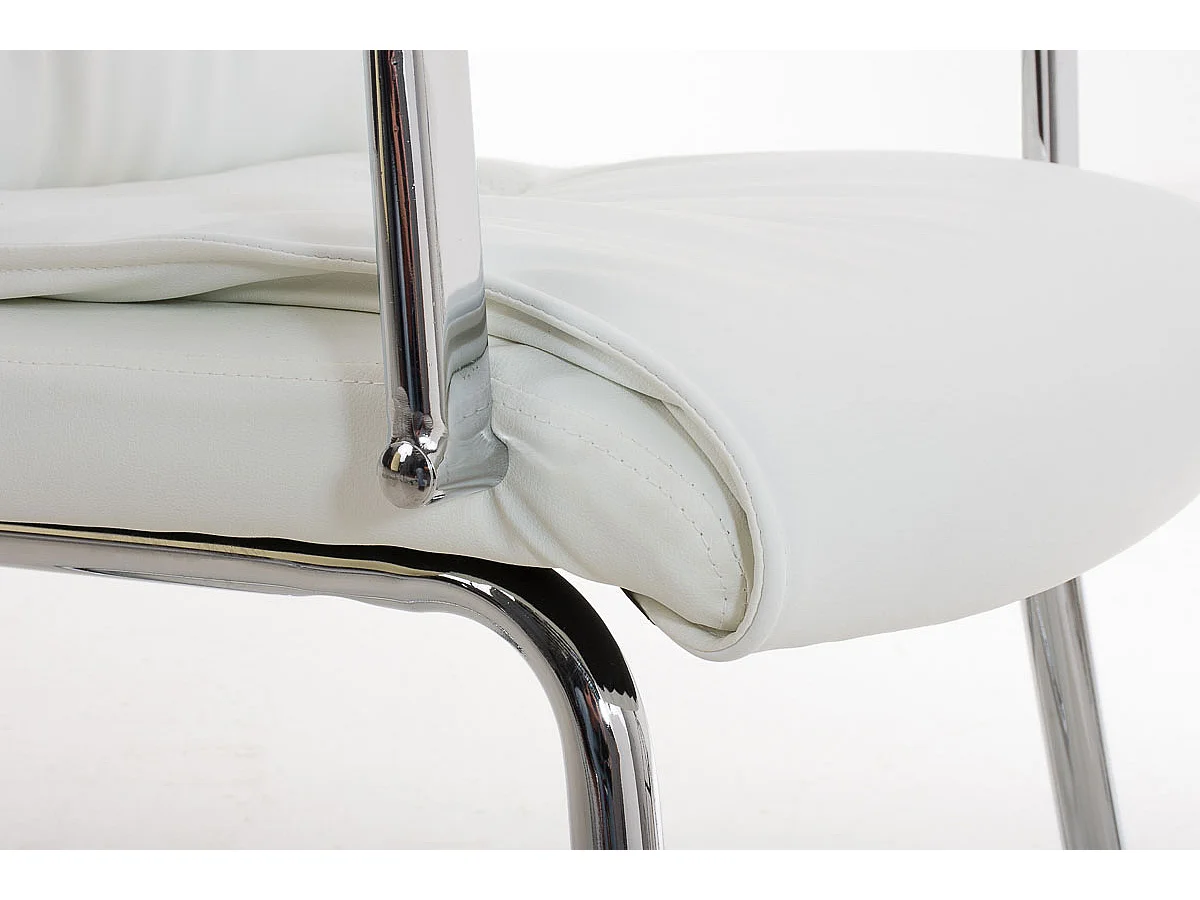 schommelstoelen - Kunstleer & donkerbruin - wit - Caro