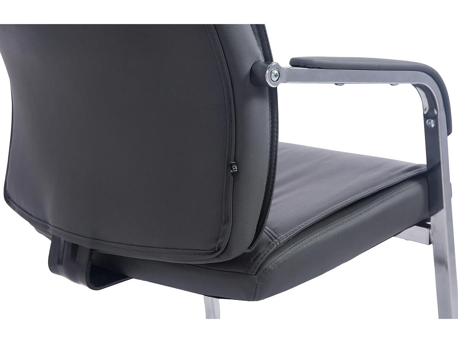 schommelstoelen - Kunstleer & wit - grijs - XL Anubis