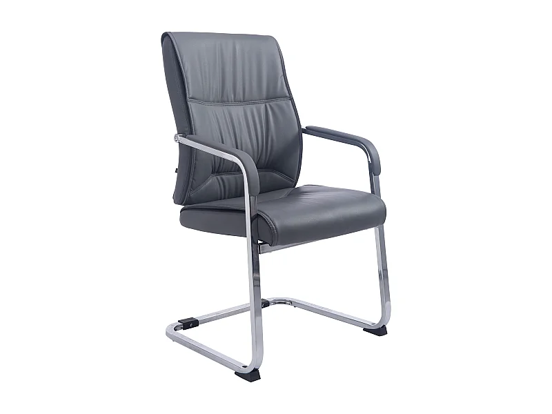 chaises oscillantes - Similicuir & Blanc - Gris - XL Anubis