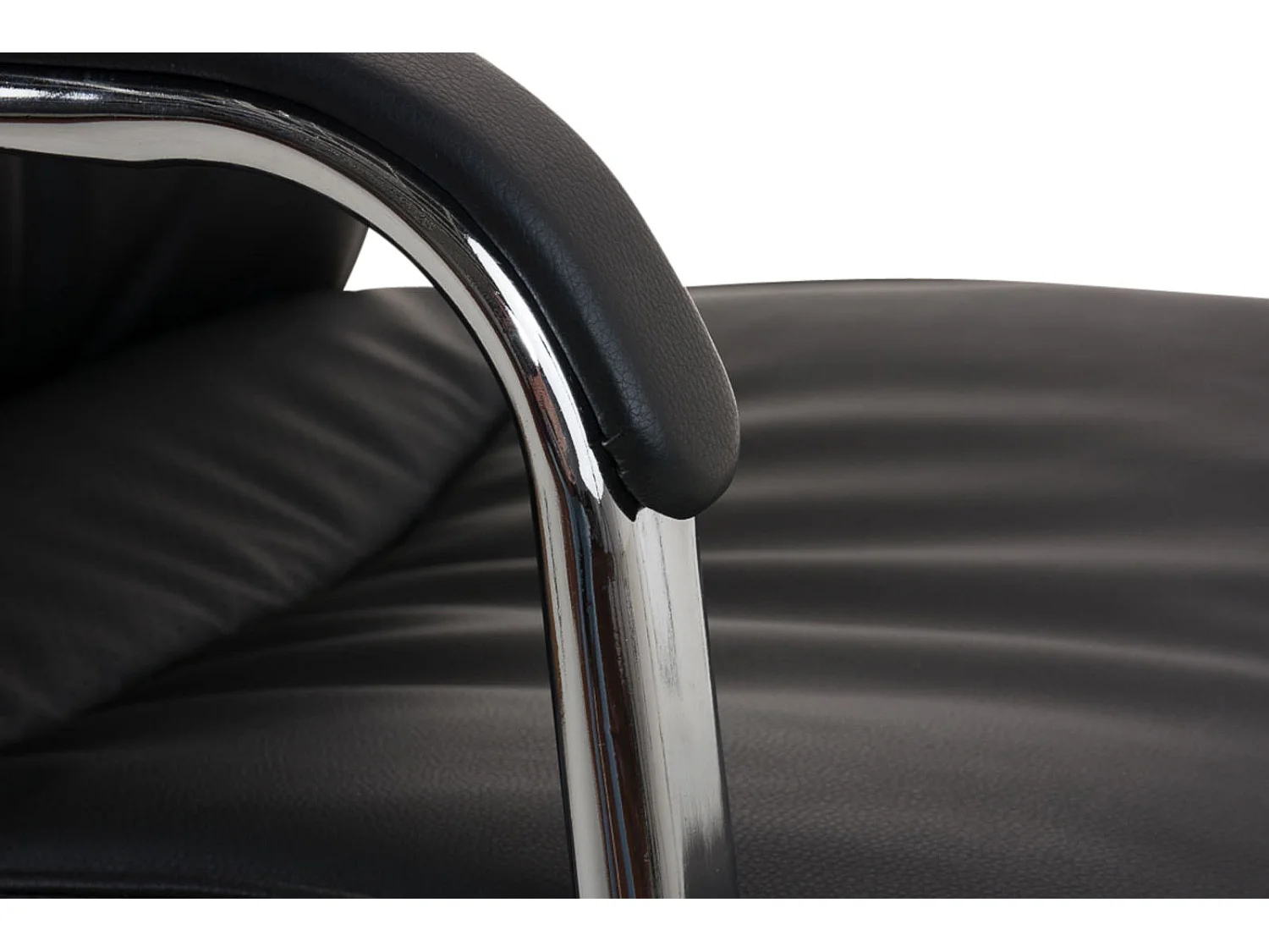 Lot de 2  chaises oscillantes - Similicuir & Nature - Noir - Caro