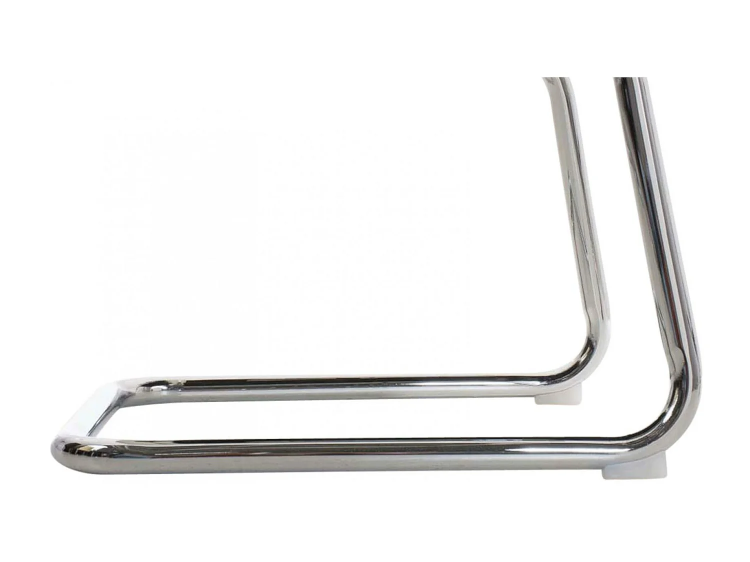 Lot de 2  chaises oscillantes - Similicuir & Nature - Noir - Caro