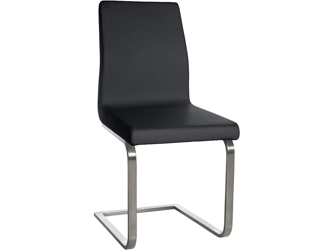 chaises oscillantes - Similicuir - Noir - Belfort