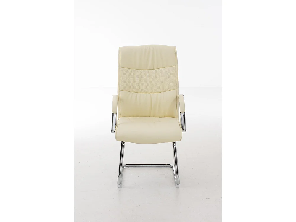 chaises oscillantes - Similicuir - Crème - Caro