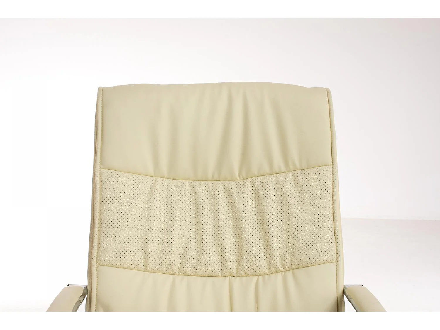 chaises oscillantes - Similicuir - Crème - Caro