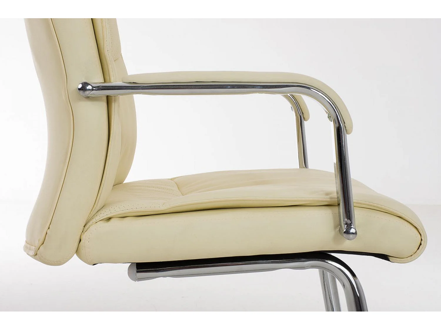 chaises oscillantes - Similicuir - Crème - Caro