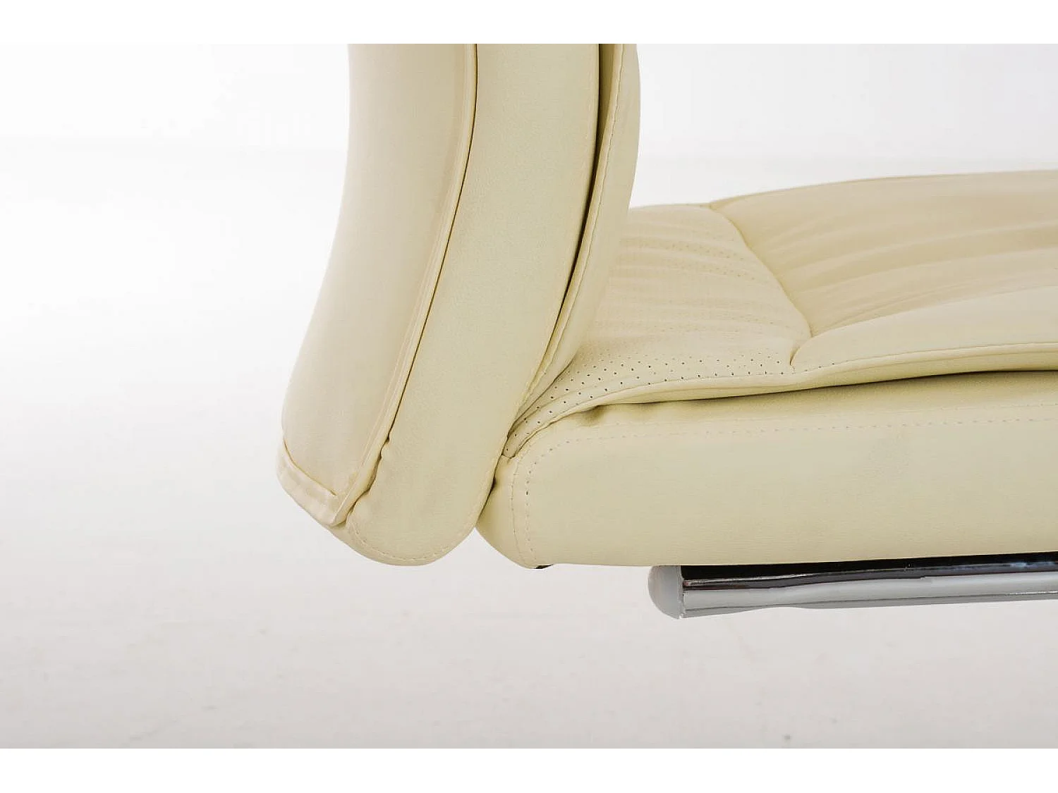 chaises oscillantes - Similicuir - Crème - Caro