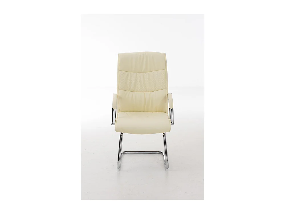 chaises oscillantes - Similicuir - Crème - Caro