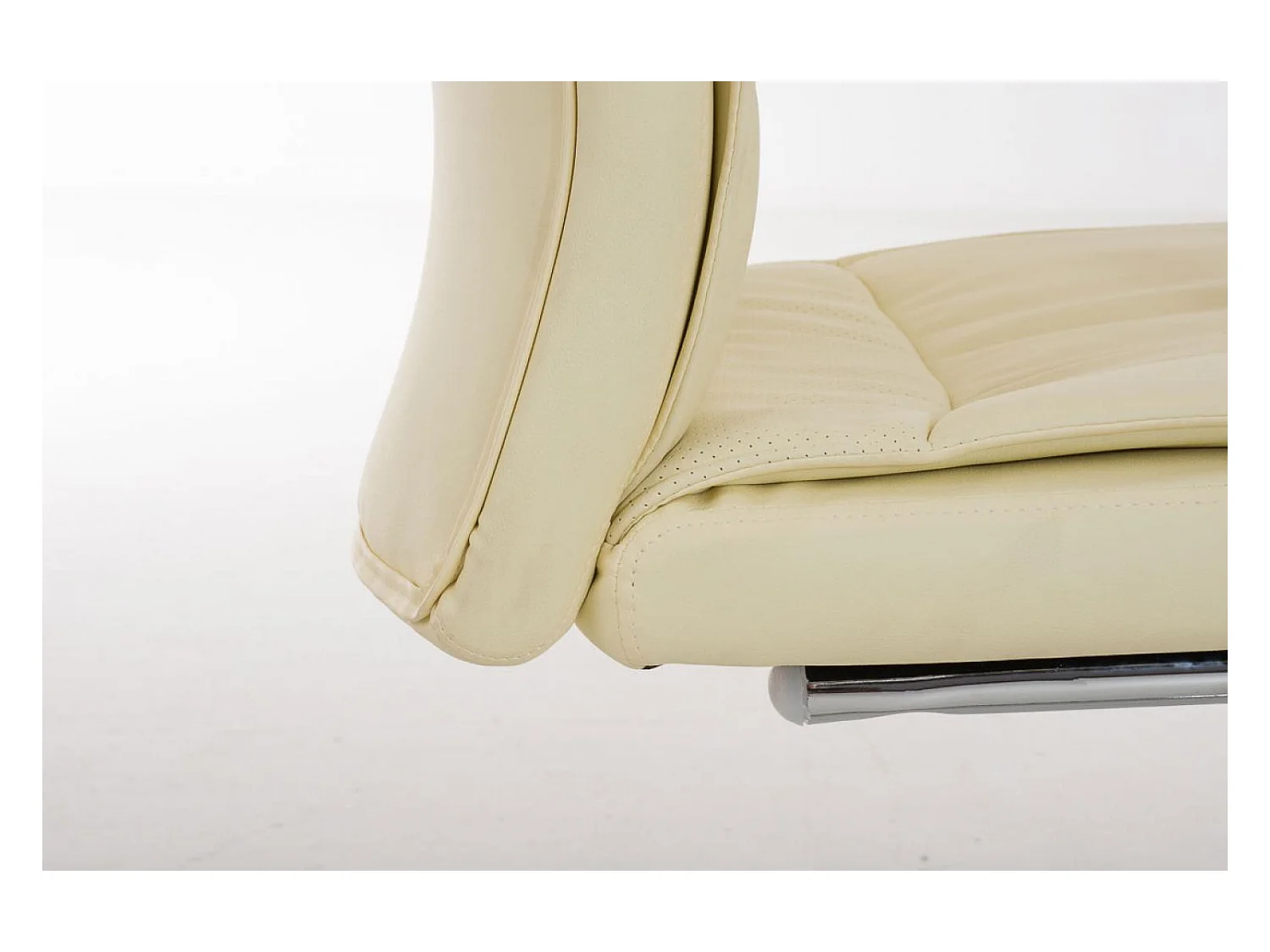 chaises oscillantes - Similicuir - Crème - Caro