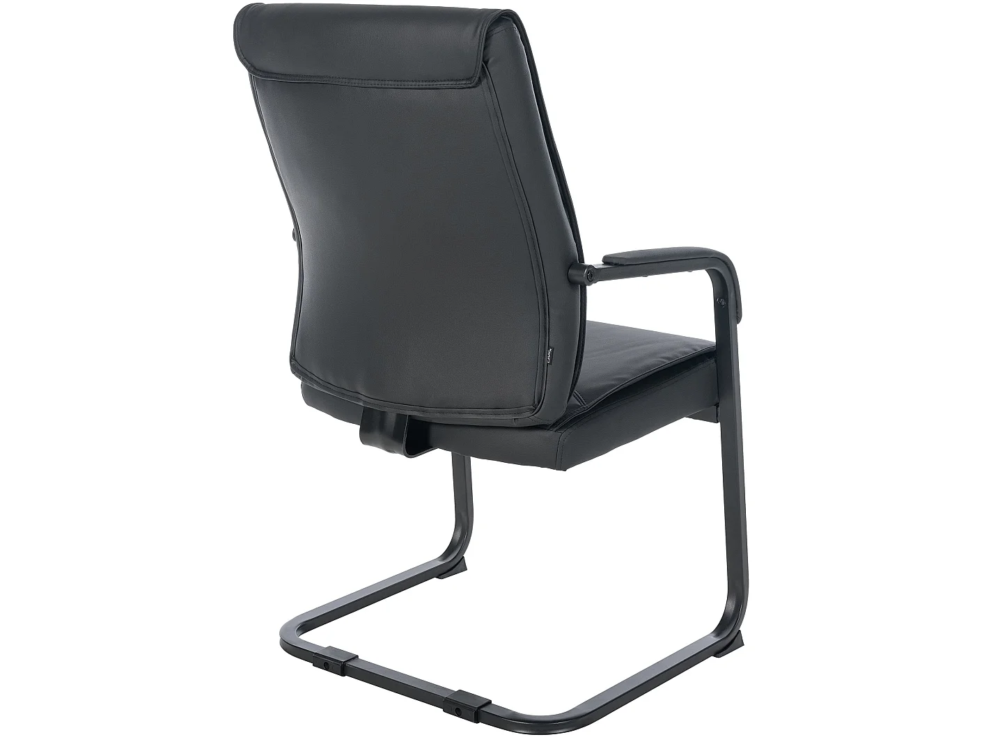 chaises oscillantes - Similicuir & Chrome - Noir / Noir - XL Anubis