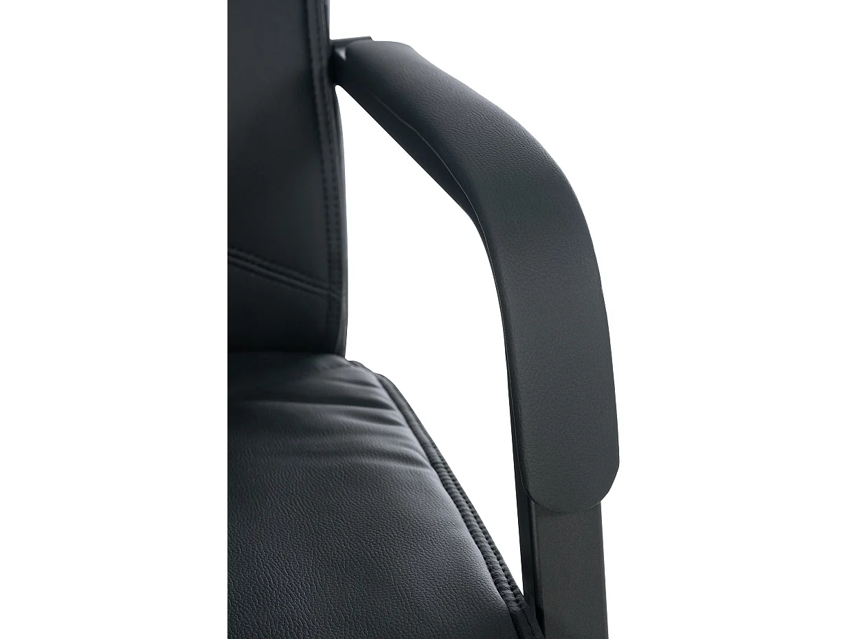 chaises oscillantes - Similicuir & Chrome - Noir / Noir - XL Anubis