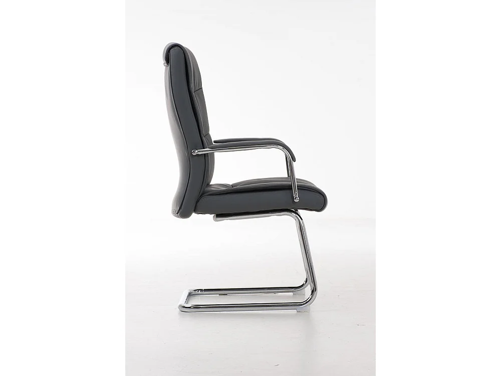 chaises oscillantes - Similicuir - Gris - Caro