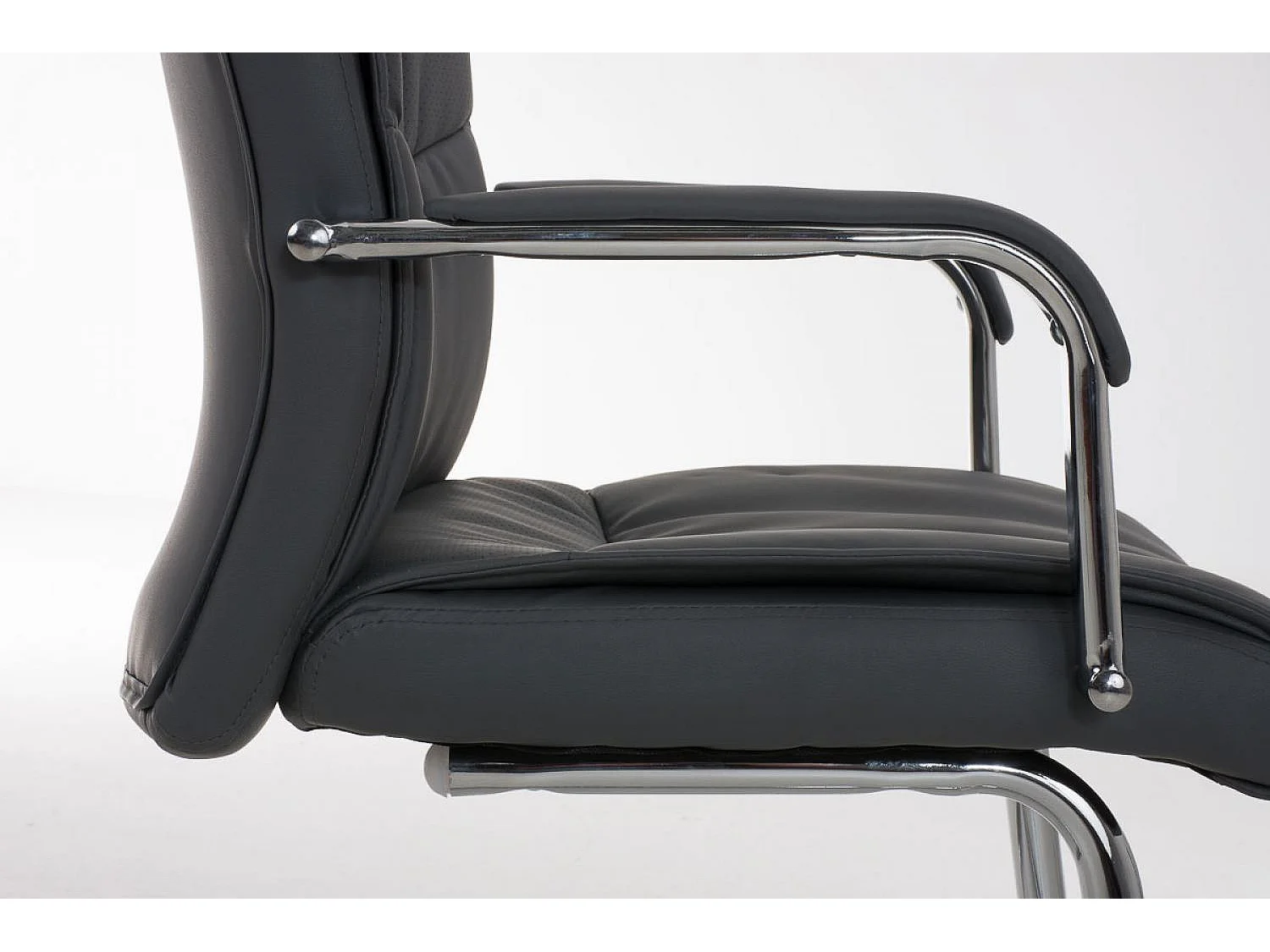 chaises oscillantes - Similicuir - Gris - Caro