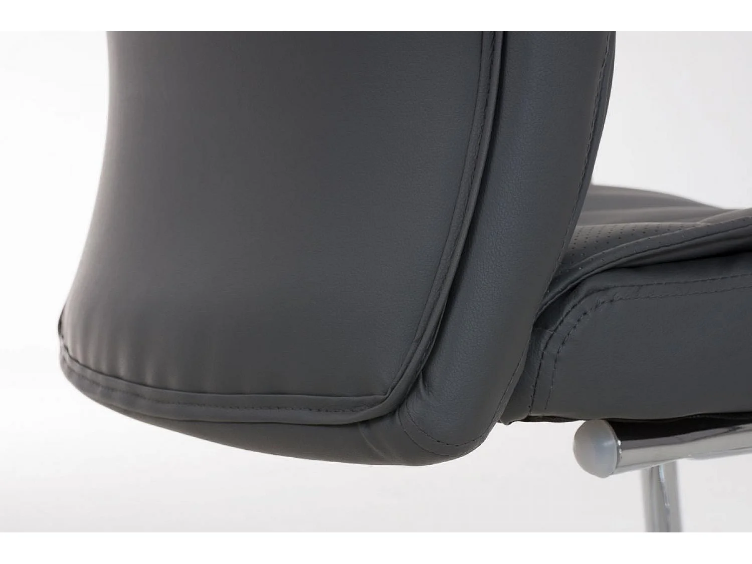 chaises oscillantes - Similicuir - Gris - Caro