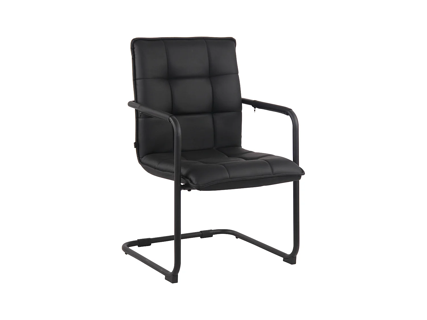 chaises oscillantes - Similicuir & Métal - Noir - Gandia