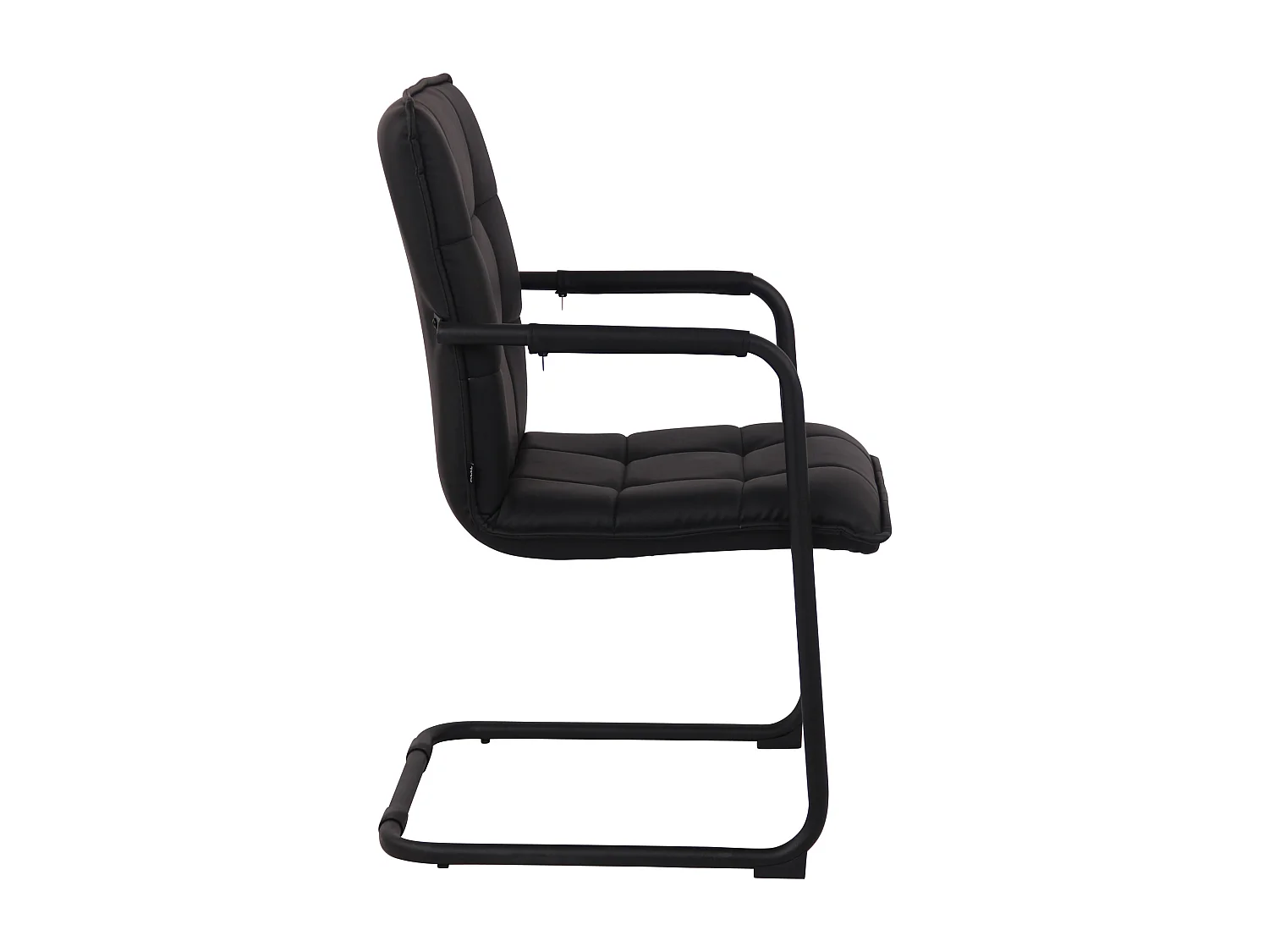 chaises oscillantes - Similicuir & Métal - Noir - Gandia