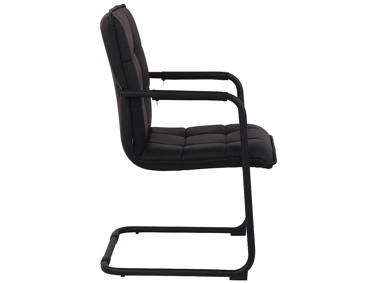 chaises oscillantes - Similicuir & Noir - Noir - Gandia