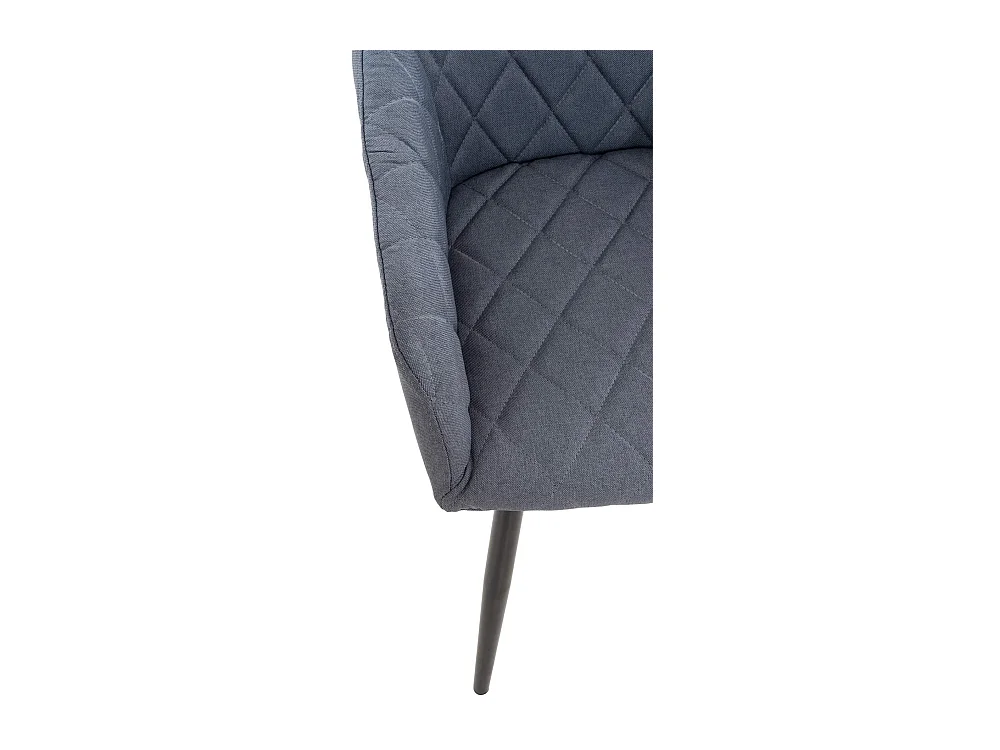 Set van 2  Stoel met armleuningen - Stof - donkergrijs - Shila