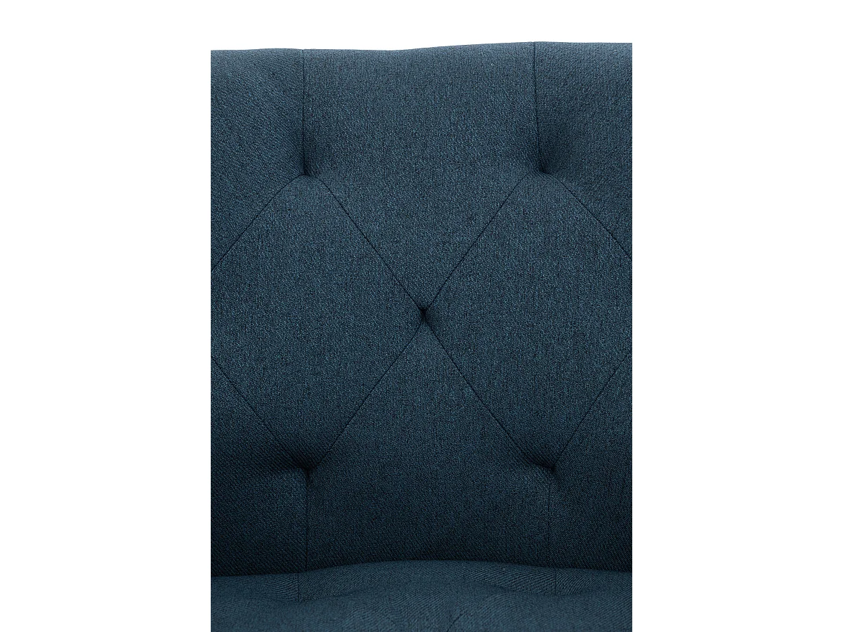 Chaise gondole - Tissu & Métal - Bleu - Langford