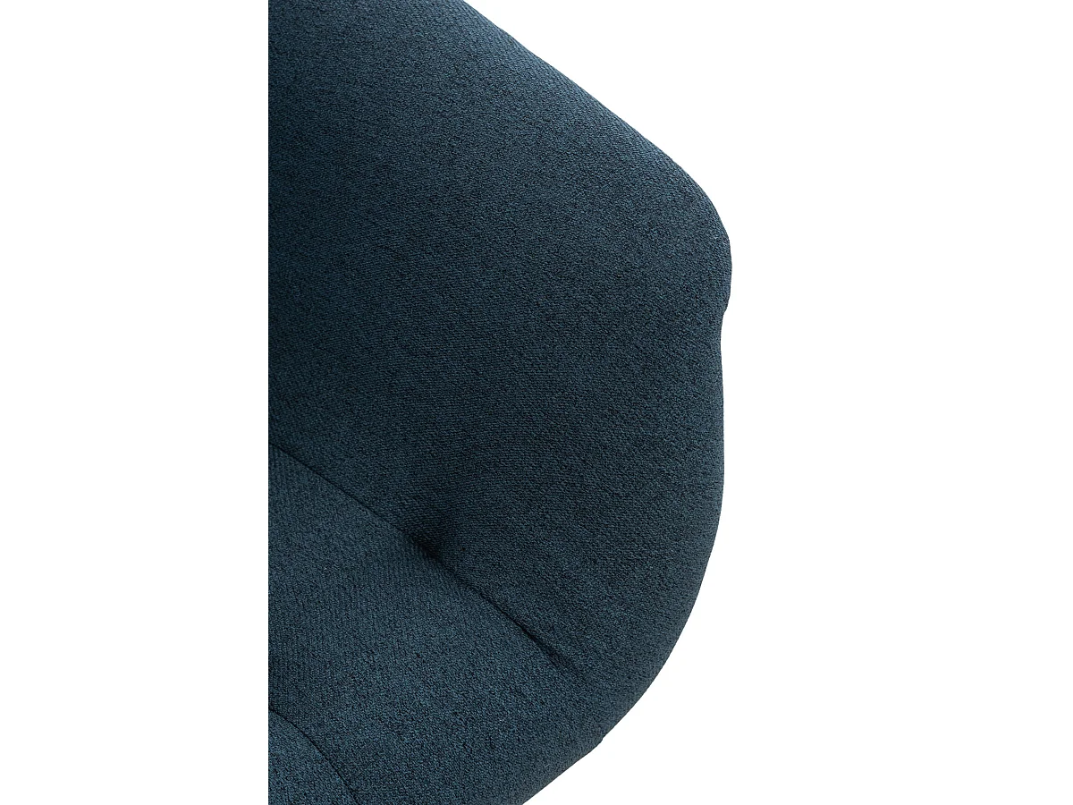 Chaise gondole - Tissu & Métal - Bleu - Langford